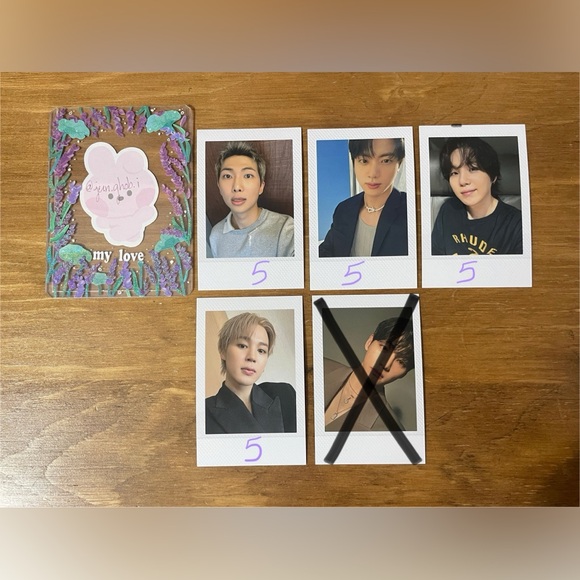 Bts Other - *SOLD* BTS Official Light Stick Ver. 4 Photocards/Polaroids